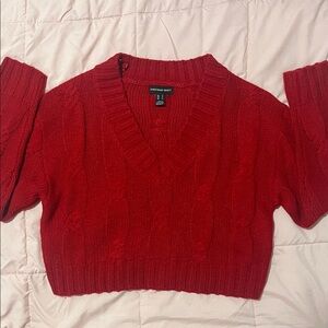 Red Knit Sweater